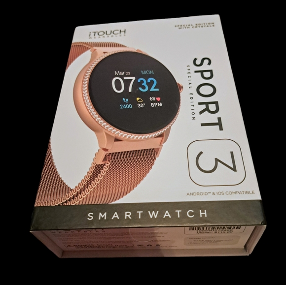 🆕️iTouch Sport3 Smrtwatch H-Rate Tracking, Step, Notifications, Body Temp NIB - Picture 7 of 8